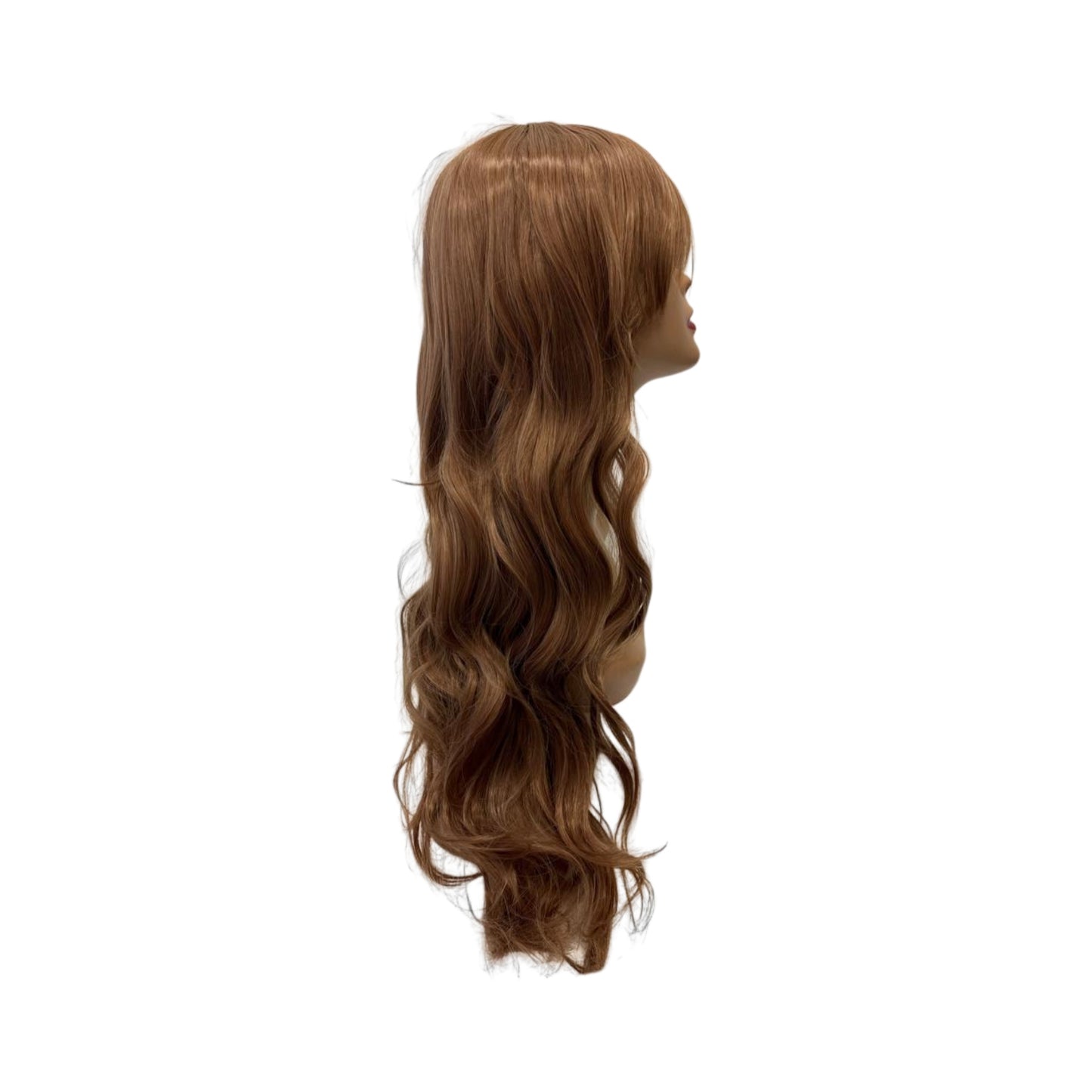 Long Synthetic Wig (#27/30) | A-004 | 28 inches | Durable | Breathable Cap