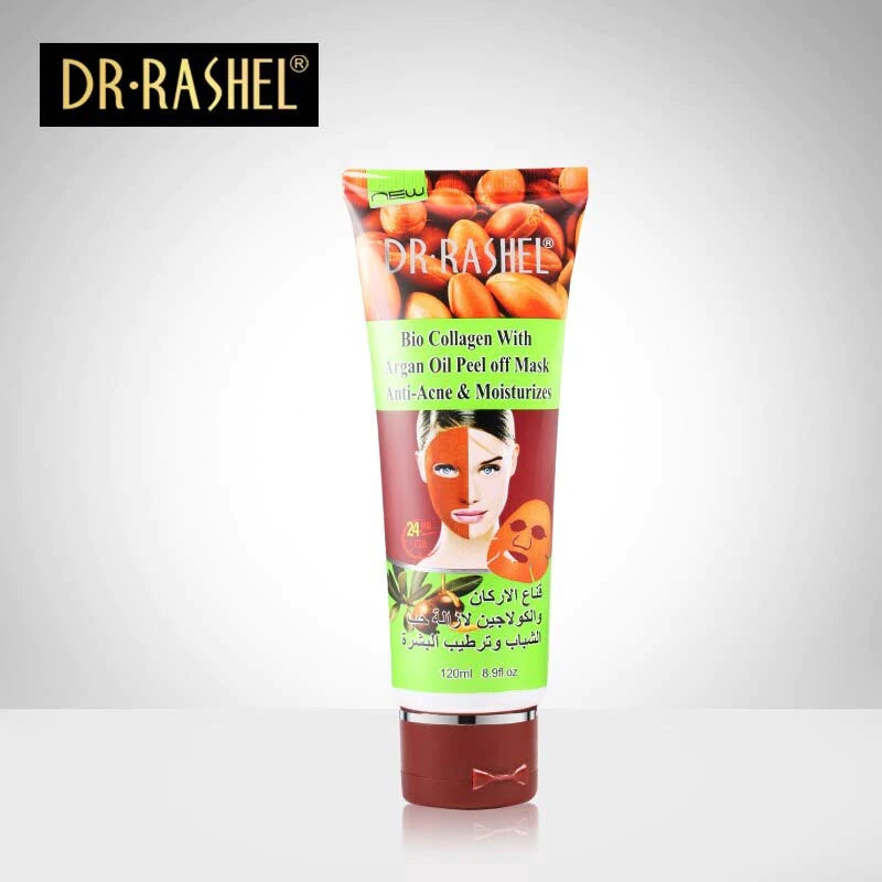 Dr Rashel Bio Collagen Argan Oil Anti Acne & Moisturizes Peel Off Mask | 8.9 oz.