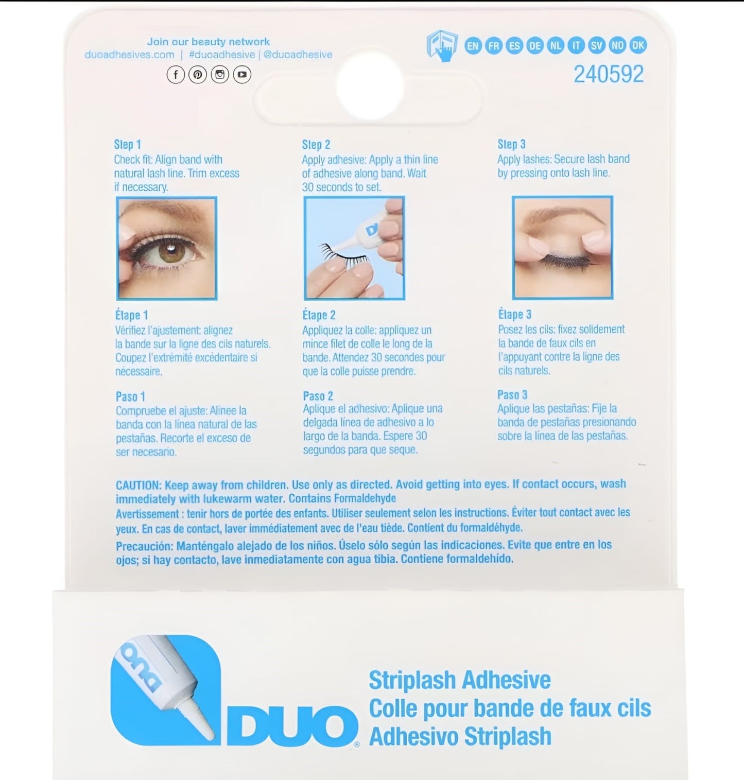 DUO Clear Lash Adhesive Clear | 0.25oz