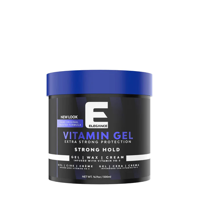 E Elegance Vitamin Pro-VB5 Hair Styling Gel Strong Hold