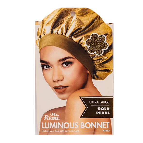 Ms. Remi Luminous Bonnet X-Large| Gold Pearl