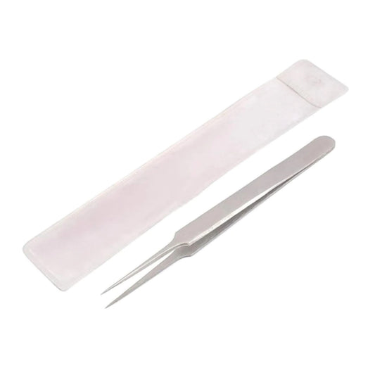 Ultra Fine Thin Tip Tweezers | Stainless Strong Metal | Precise Hair Remover | Eyelashes Applicator