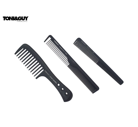 Toni & Guy Carbon Antistatic Comb | Professional Grade Hair Comb