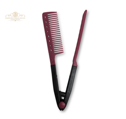 Flat Iron Comb Straightening Comb | V-shaped