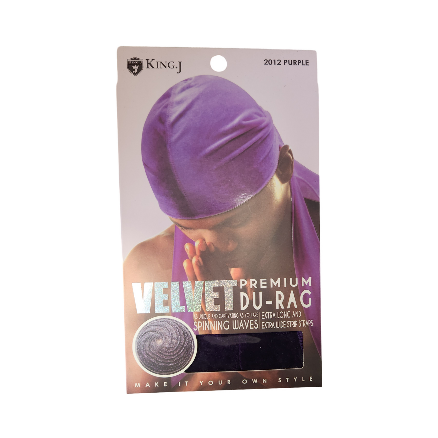 King Velvet Premium Du- Rag| Purple