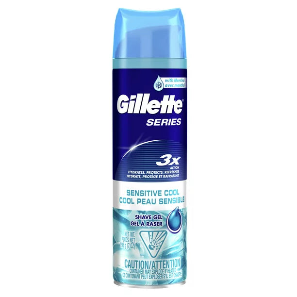 Gillette Series Sensitive Cool Shaving Gel for Men