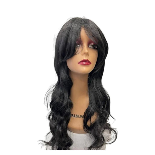 Long Synthetic Wig (#1) | A-005 | 28 inches | Durable | Breathable Cap