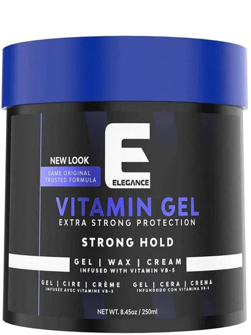 E Elegance Vitamin Pro-VB5 Hair Styling Gel Strong Hold
