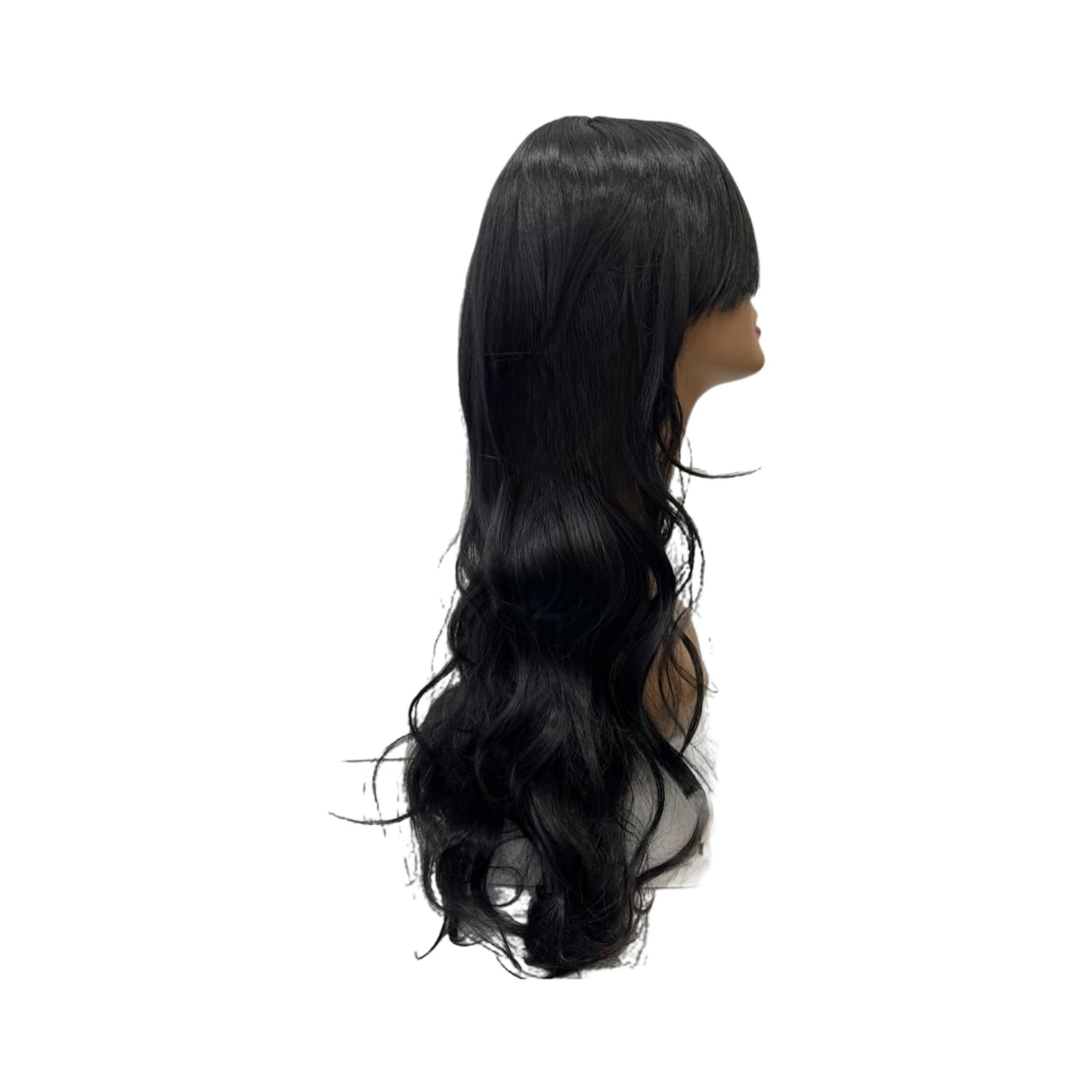 Long Synthetic Wig (#1) | A-004 | 28 inches | Durable | Breathable Cap