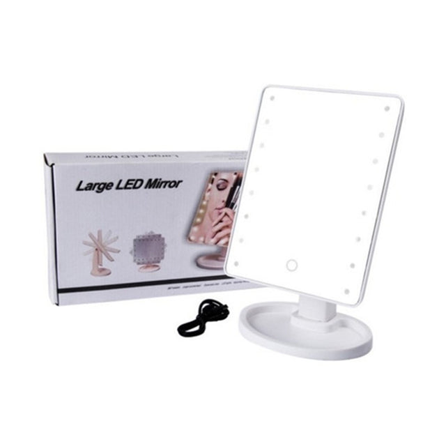 LED Light Mirror |  360° Rotation Cosmetic Mirror