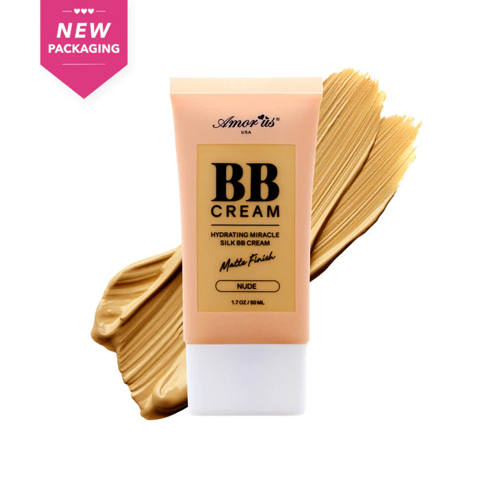 BB Cream By Amor US | Buildable coverage | Matte finish | Oil-Free | Cruelty-Free | Vegan