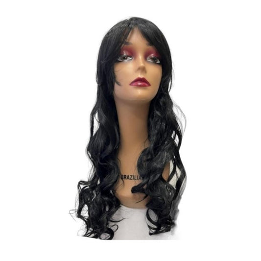 Long Synthetic Wig (#1) | A-011 | 28 inches | Durable | Breathable Cap