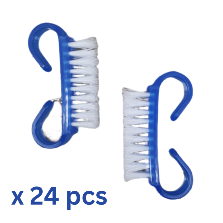 Fair Lady Handle Grip Nail Brush, Fingernail Scrubbing(NBR) | 24 pcs per Pack - Image 1