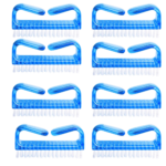 Fair Lady Handle Grip Nail Brush | Fingernail Scrubbing, Pack of 8