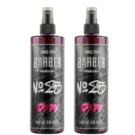 Barber Marmara Eau de Cologne Pump Spray Grafitti After Shave Men's Fragrance , Pack of 2