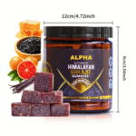 Authentic Shilajit Gummies | Organic Pomegranate & Vanilla Flavored | 30 Gummies - Image 7
