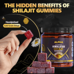 Authentic Shilajit Gummies | Organic Pomegranate & Vanilla Flavored | 30 Gummies - Image 2