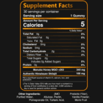 Authentic Shilajit Gummies | Organic Pomegranate & Vanilla Flavored | 30 Gummies - Image 3
