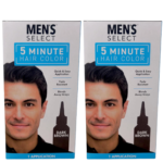 MENS SELECT 5 MINUTE HAIR COLOR| DARK BROWN | 2 Pcs per Pack