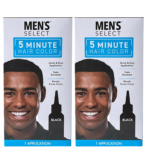 Mens Select 5 Minute Hair Color| BLACK |2 Pcs per Pack