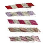 Colored Crystalized Hair Pins | Pack of 64