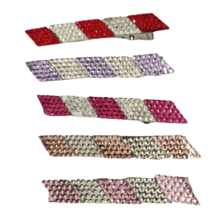 Colored Crystalized Hair Pins | Pack of 64 - Image 1