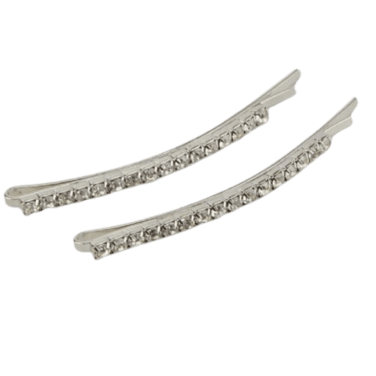 ALLURE R.HINESTONE WIDE BOBBY PINS, Pack of 64 pcs - Image 1
