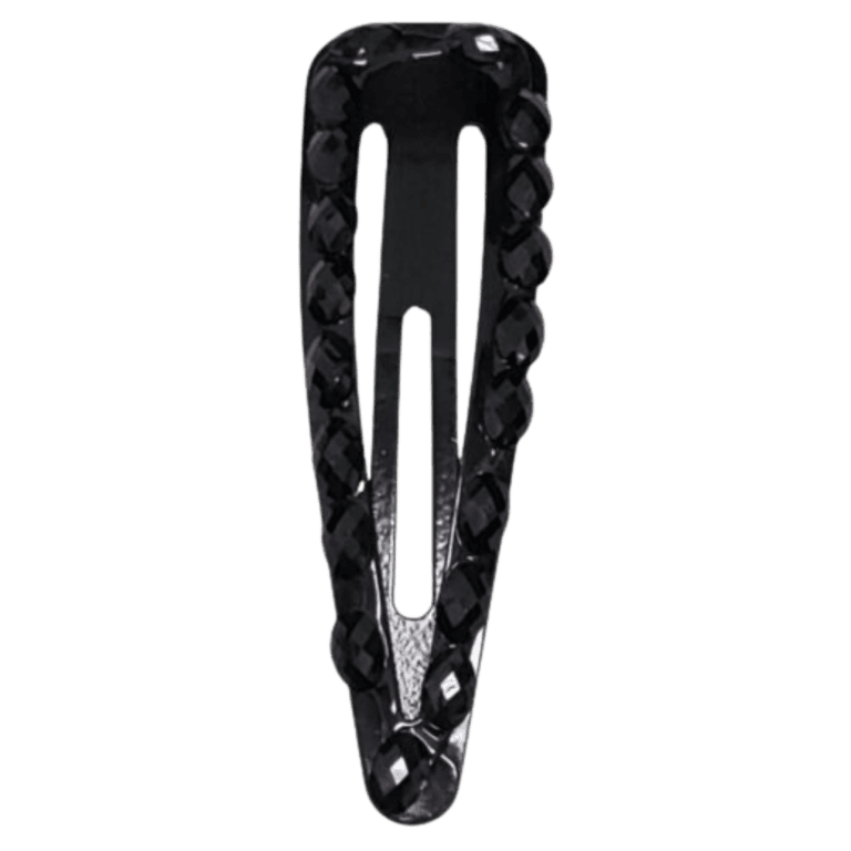 Black Rhinestone Hair Clip Set of 64 pcs - Image 1