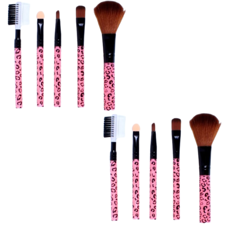 Makeup Special Bronzing Brush Set |5 Pcs per Set, Pack of 2 (10 Pcs in Total) - Image 1