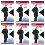 Annie Cutting Cape Velcro Closure | Water Resistant | 43"x52", Pack of 6