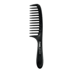 Oubon Wide Tooth Comb | for Curly, Wavy, Thick and Long Hair | Compact Size, Women & Men | Detangling, Hair Styling, Shower | Black 12pcs