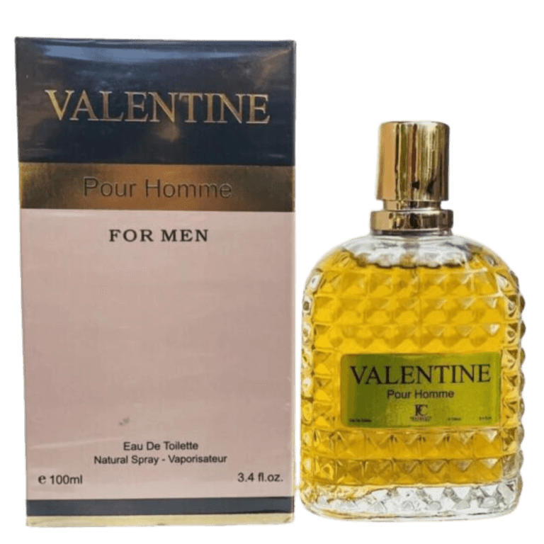 PERFUME FOR Men Valentine Pour Homme Eau De Toilette 100ML 3.4oz - Image 1