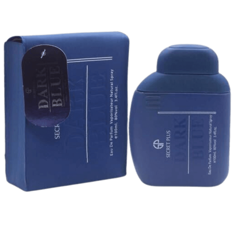 DARK BLUE (SP) Eau de Parfum 3.4 FL. Oz Aromatic Fougere fragrance for men. - Image 1