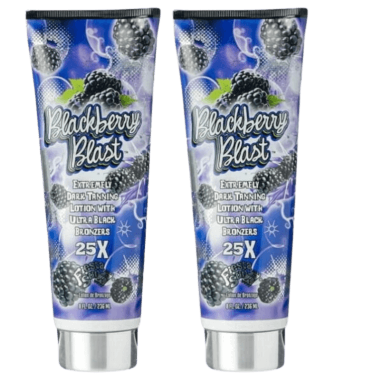 Fiesta Sun BLACKBERRY BLAST 25x Bronzer Tanning Lotion 240ml |Pack of 2 - Image 1