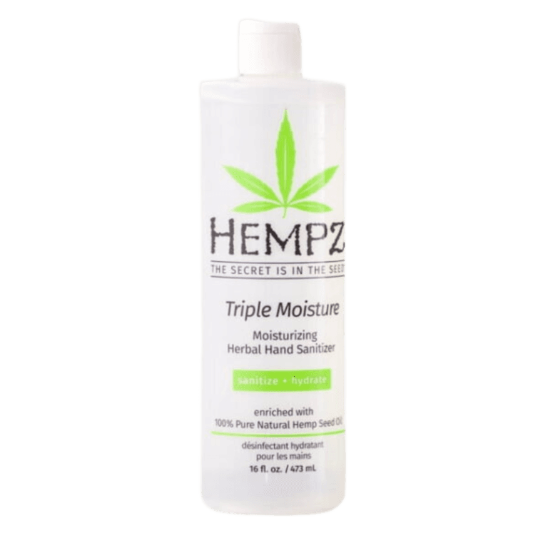 Hempz Gel Hand Sanitizer Herbal Triple Moisture Moisturizing, 16 fl oz - Image 1