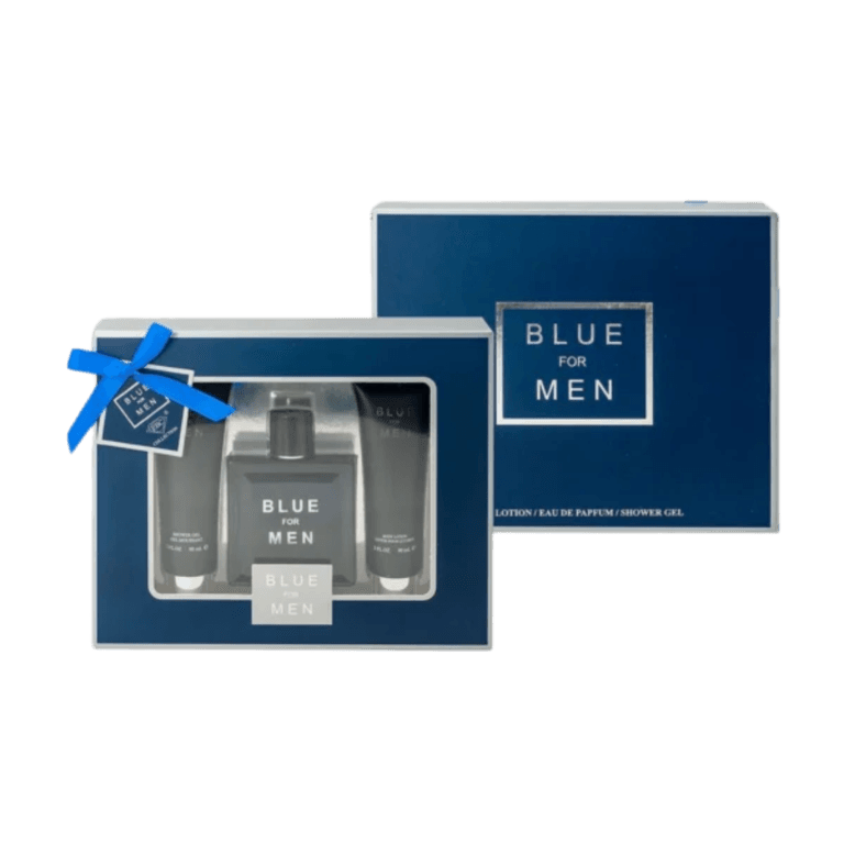 EBC Perfume Blue For Men Perfume Set, Perfume, Shower Gel & Body Lotion - Image 1