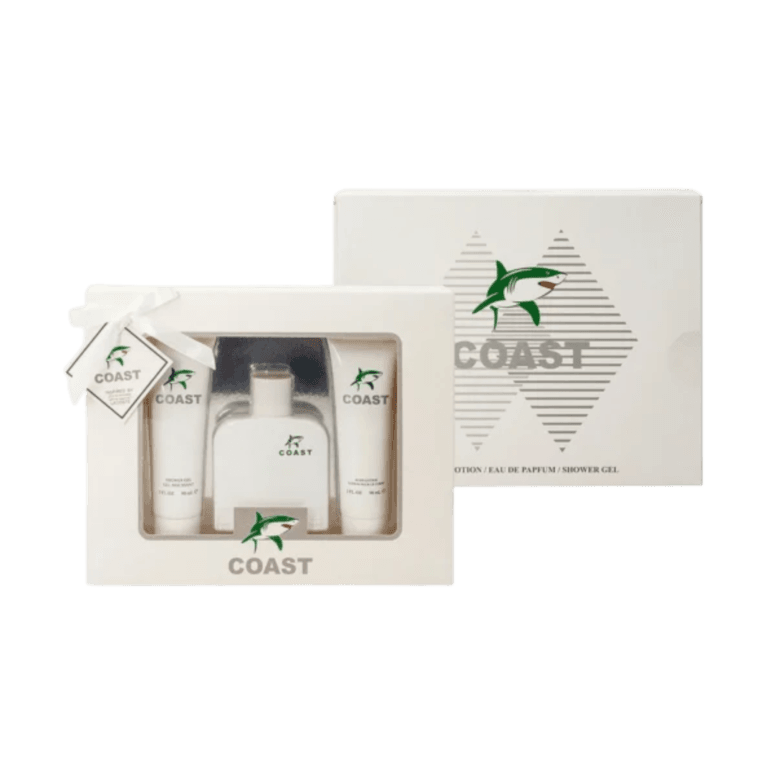 EBC Perfume Coast White Perfume Set, Perfume, Shower Gel & Body Lotion, For Men - Image 1