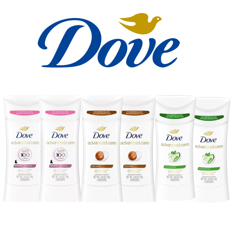 Dove Advanced Care Antiperspirant Deodorant - Variety Pack (6-Pack, 2.6 oz Each) - Image 1