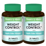 People’s Choice: Weight Control with Apple Cider Vinegar – Achieve Your Goals (2 Bottles, 30 Tablets Each)