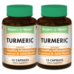People’s Choice: Turmeric – Healthy Inflammation Response & Joint Health (2 Bottles, 15 Capsules Each)