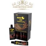 Rhino VIP Chocolate Sexual Sauce for Men – 10X Pack (10 Sachets, 15g Each) – Boosts Performance & Pleasure