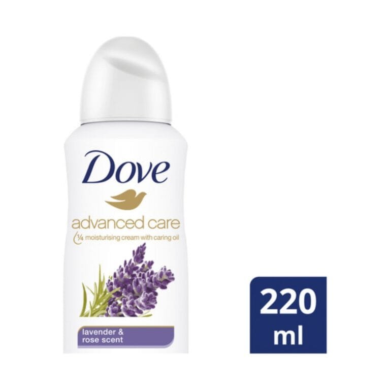 Dove Advanced Care Antiperspirant Spray - Lavender & Rose, 48H Protection (127g/220ml Each), Pack of 2 - Image 2