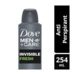 Dove Men+Care Invisible Fresh Antiperspirant Spray - 48H Protection (150g/254ml Each), Pack of 2 - Image 2