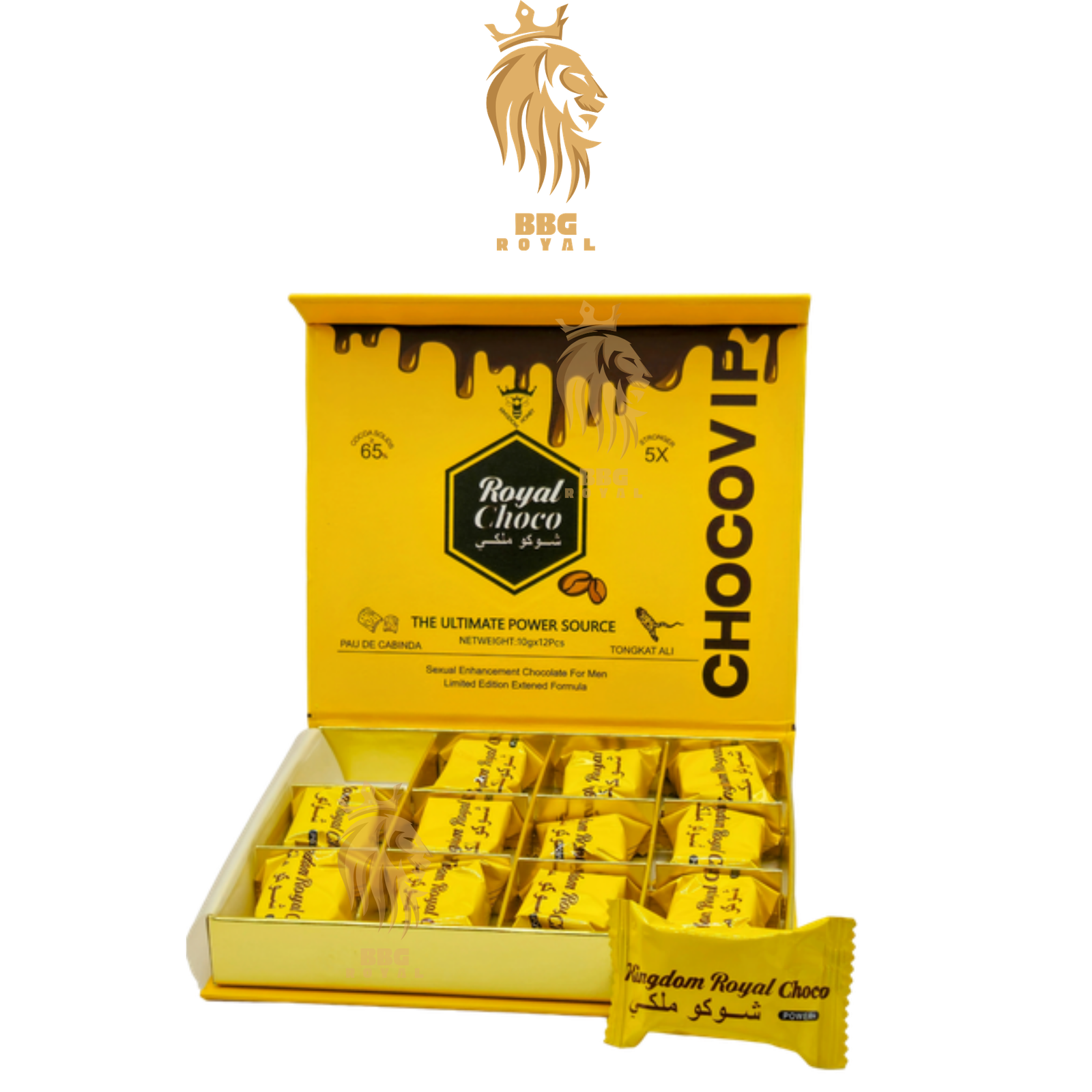 181 Royal Choco VIP Male Enhancement Chocolate - 12 Pieces - Image 1