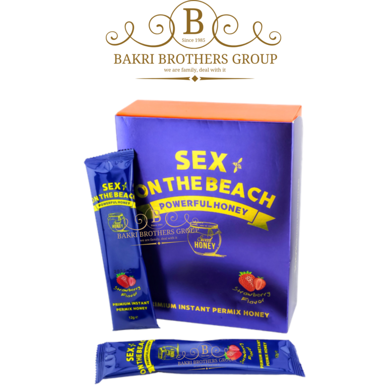 Sex on the Beach Powerful Honey - Strawberry Flavor - 12 Spoons (12g Each) - Image 1