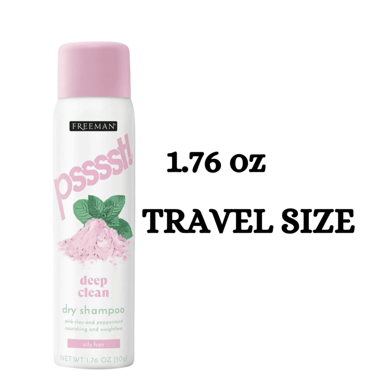 Freeman Beauty Psssst! Deep Clean Dry Shampoo For Oily Hair, 1.76 oz |2 Travel Size Bottles - Image 2