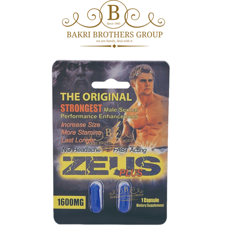 Zeus Plus Male Sexual Performance Enhancement, 1600mg - Image 1