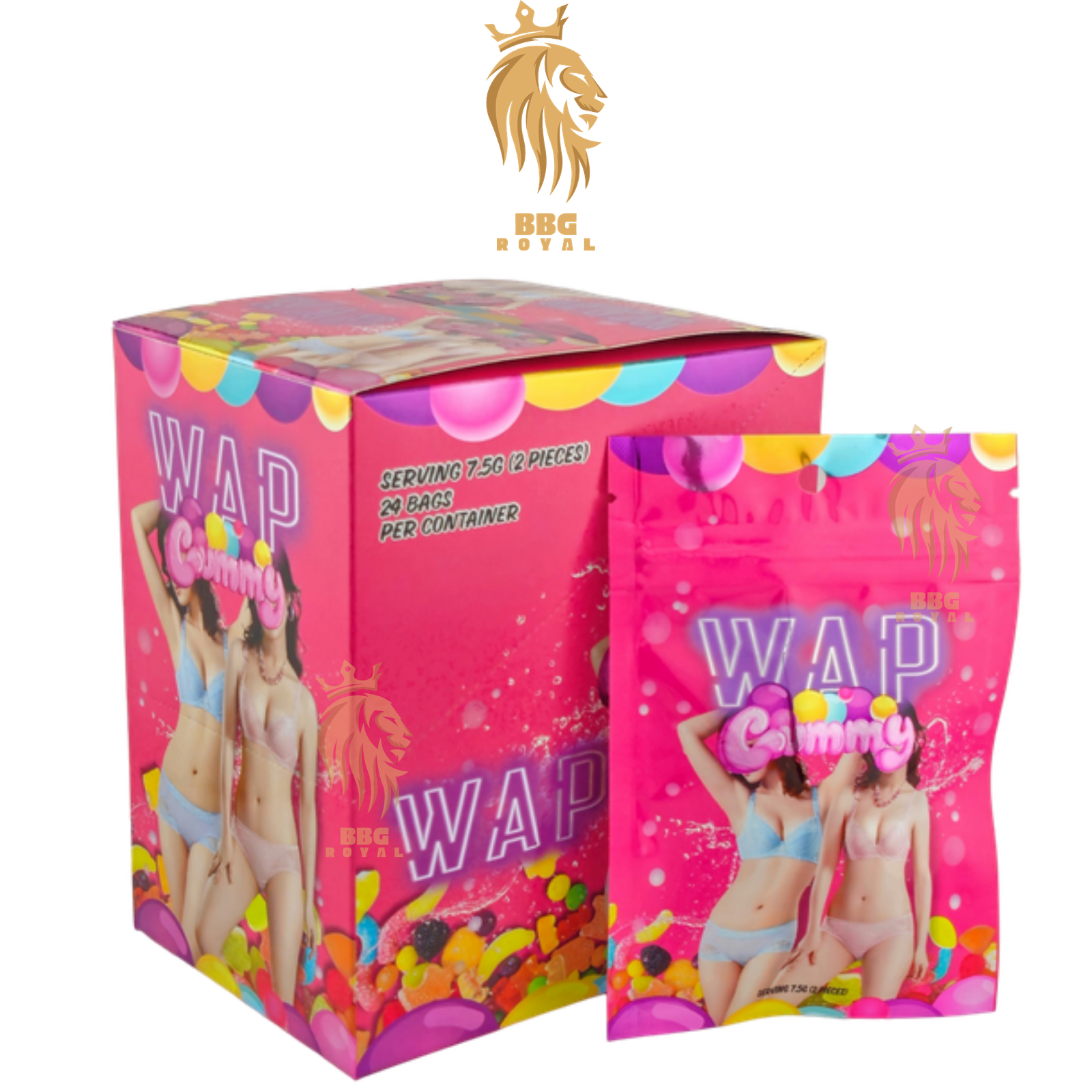 201 WAP Gummy Sensual Enhancement - 24 Bags (2 Gummies Per Bag) - Image 1