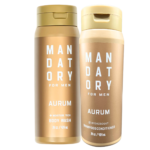 Mandatory Aurum Men's Body Wash & Shampoo Set – 14 oz Each – Nourishing & Refreshing