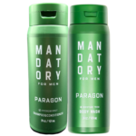 Mandatory Paragon Men's Body Wash & Shampoo Set – 14 oz Each – Hydrating & Refreshing